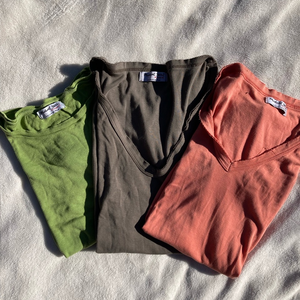 3 Michael Stars Shirts
